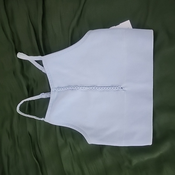 NWOT FP Movement by Free People Inspire Braided Brami Sz XS/S Light Blue - Picture 2 of 3